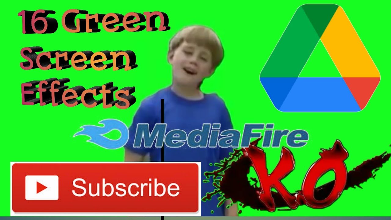 16 Green Screen Effects &bull; Mediafire &bull; Google Drive &bull; Chroma Key