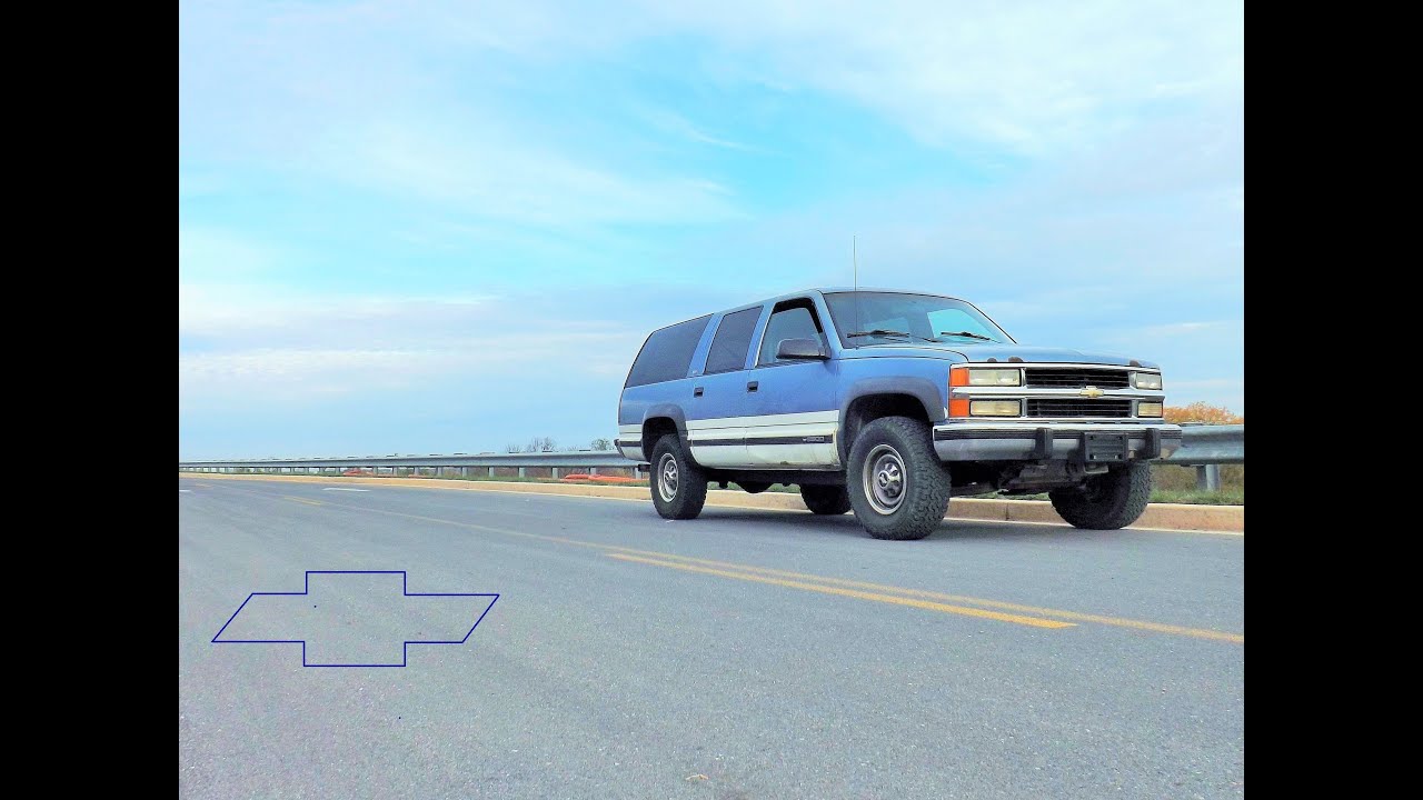 Chevrolet Suburban K2500 4X4 Silverado 5.7L V8 1994 года выпуска: запуск, обзор и тест-драйв.