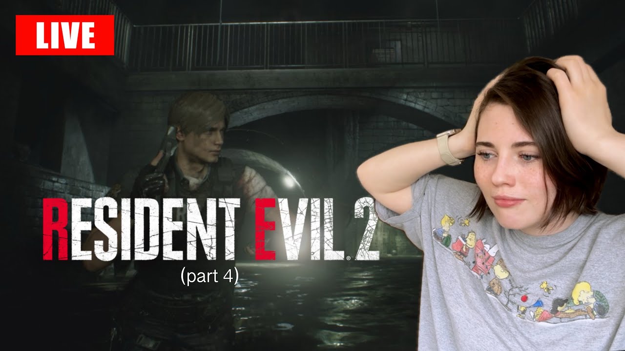 Stuck in the sewers... RE2 Remake LIVE on twitch & youtube!!