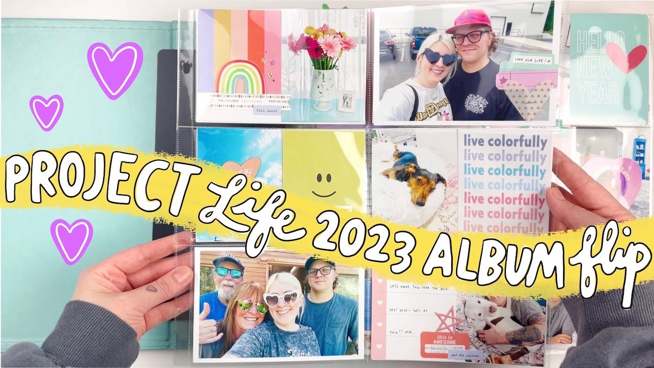 Project Life 2023 Completed Album Flip Through- Part 1