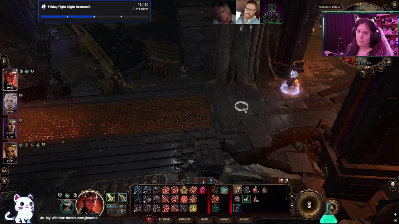 Session 06 - Baldur's Gate w/Friends! Lothaine, Shinobi, and Ash! Act 2 Maybe?