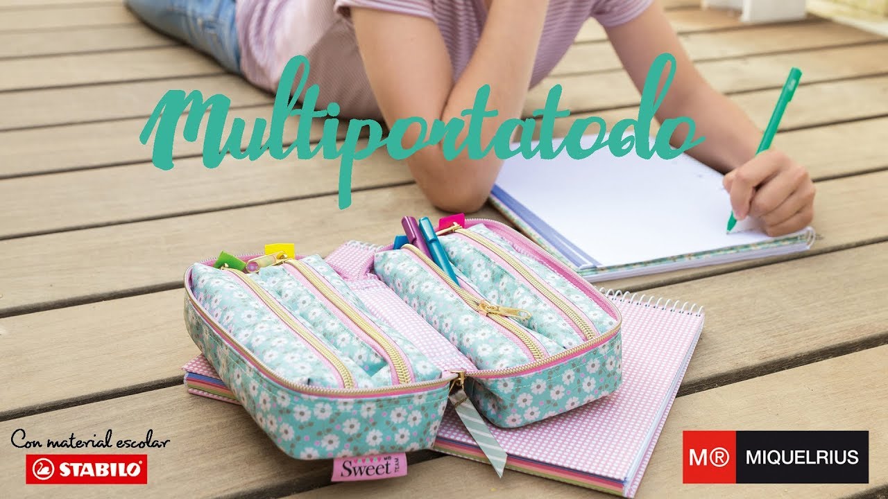MIQUELRIUS - Multiportatodo con material escolar Stabilo