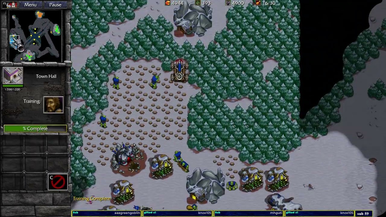 Warcraft 2 Remastered Dark Snow 2 3v3