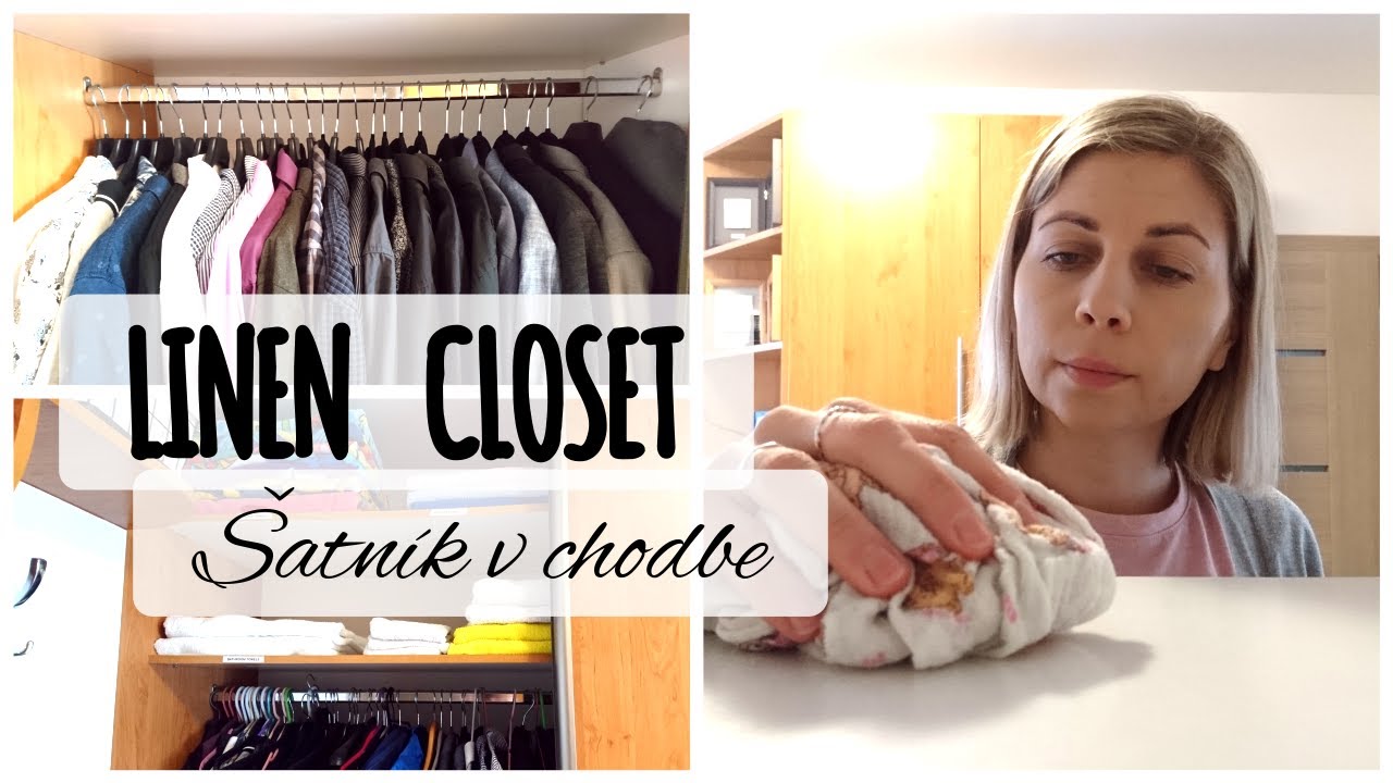 ŠATNÍKOVÁ SKRIŇA V CHODBE - Upratovacia motivácia (Linen closet)