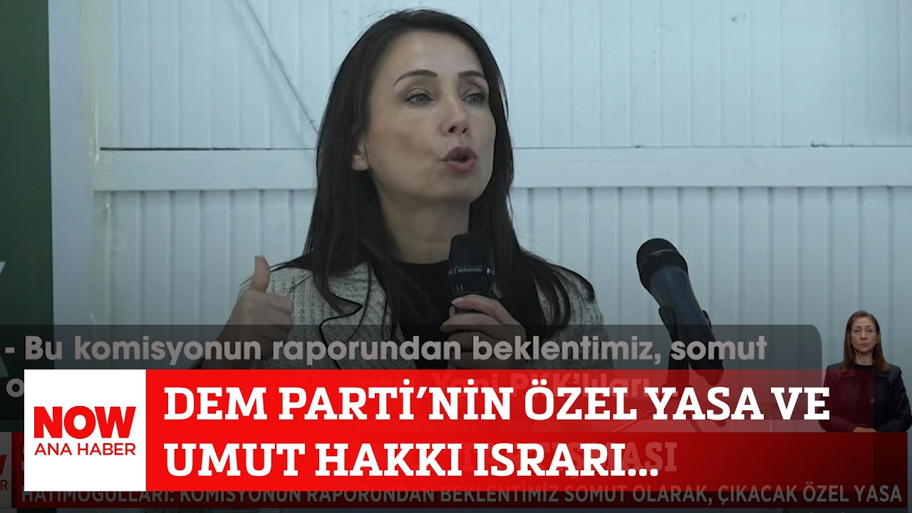 DEM Parti’nin özel yasa ve umut hakkı ısrarı... 16 Şubat 2026 Selçuk Tepeli ile NOW Ana Haber