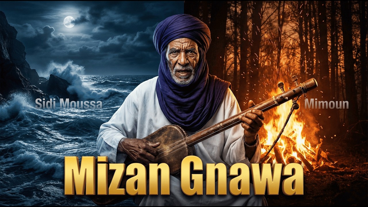 رحلة روحانية في عمق ڭناوة 🏜️ | Mizan Gnawa - Spiritual Fusion (4K Video)