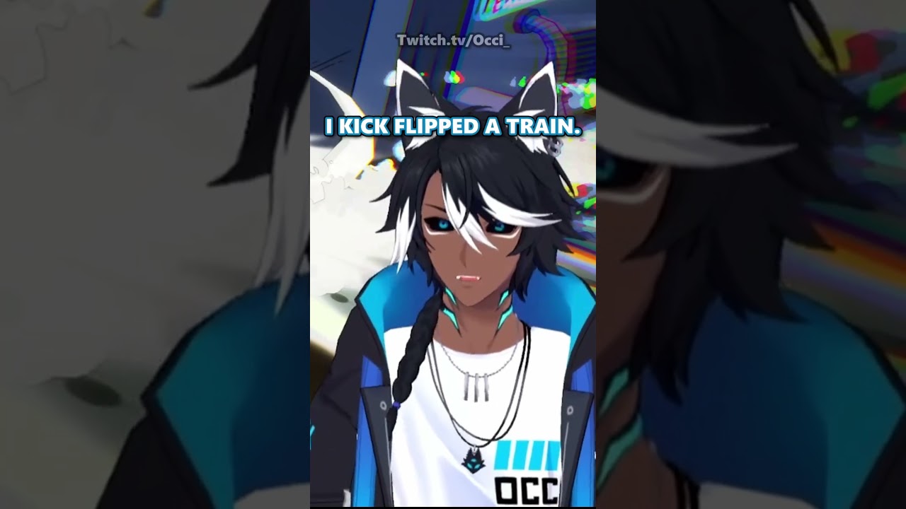 This game lets you kickflip an entire TRAIN #vtuber #denshattack
