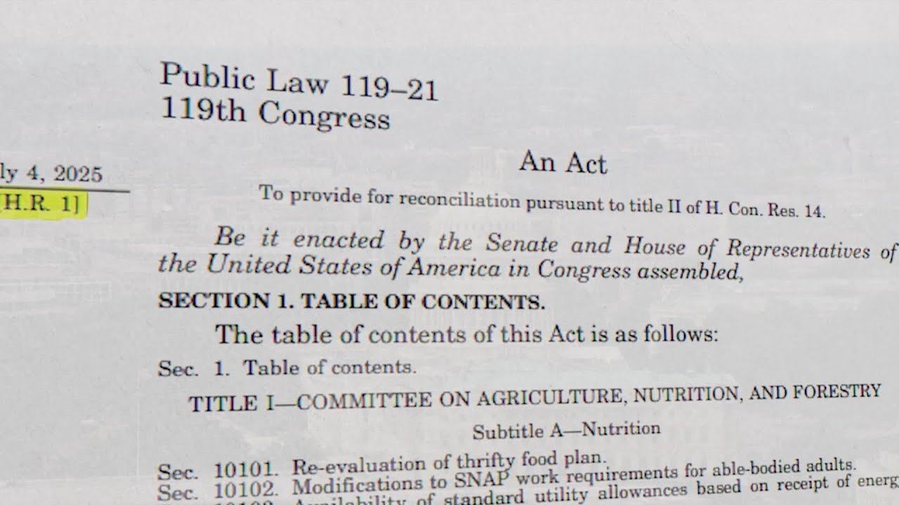 Oklahoma adjusts SNAP benefits after federal law changes eligibility rules