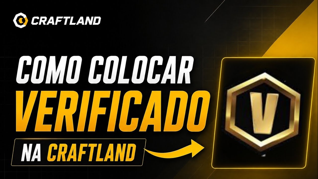 COMO COLOCAR VERIFICADO NA CRAFTLAND FREE FIRE | free fire craftland tutorial script