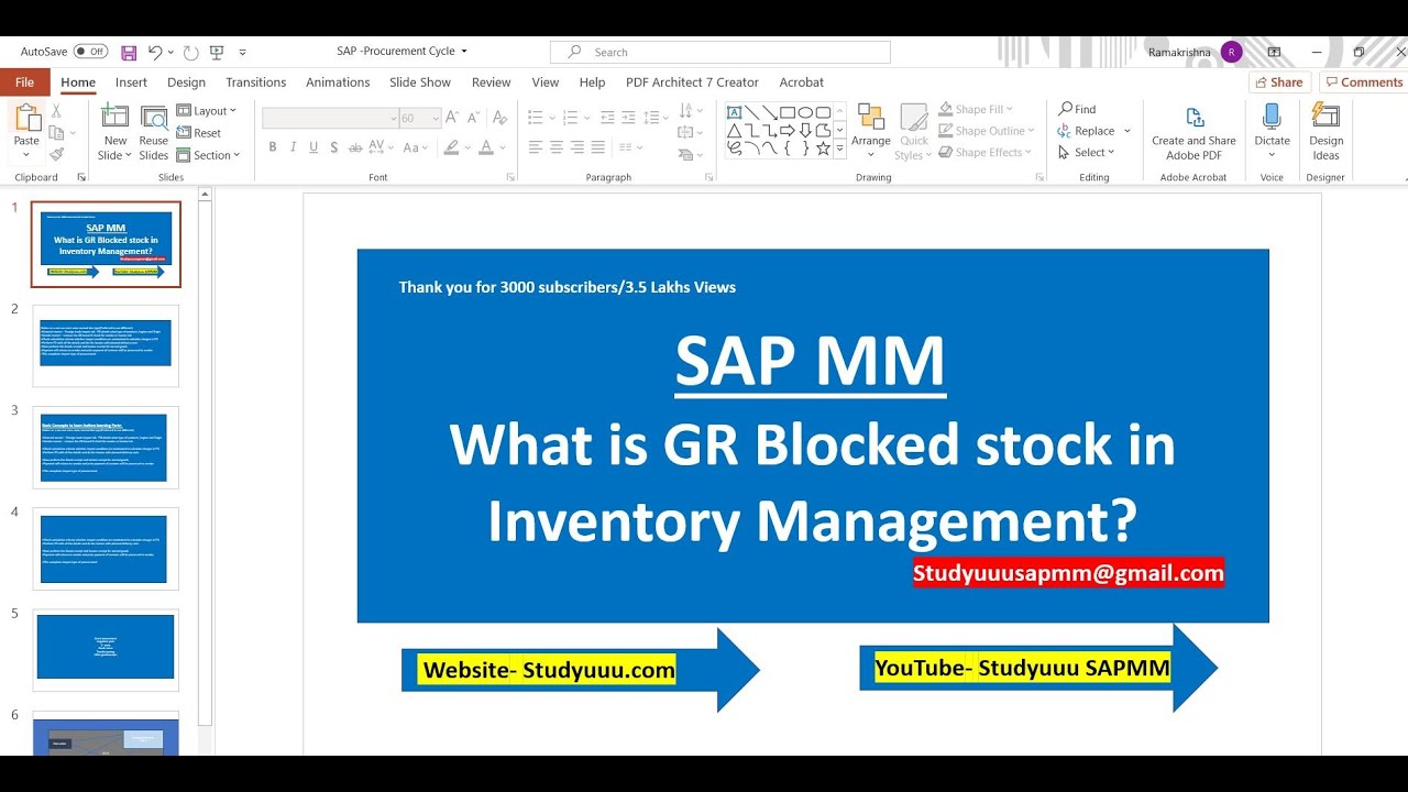 SAP MM-- GR Blocked stock in the Inventory management full overview explanation
