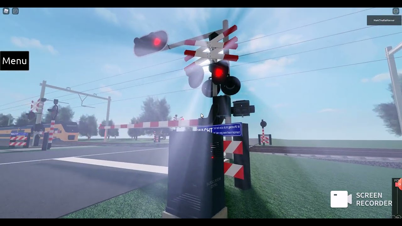 Dutch trains and Railroad Crossings in Roblox