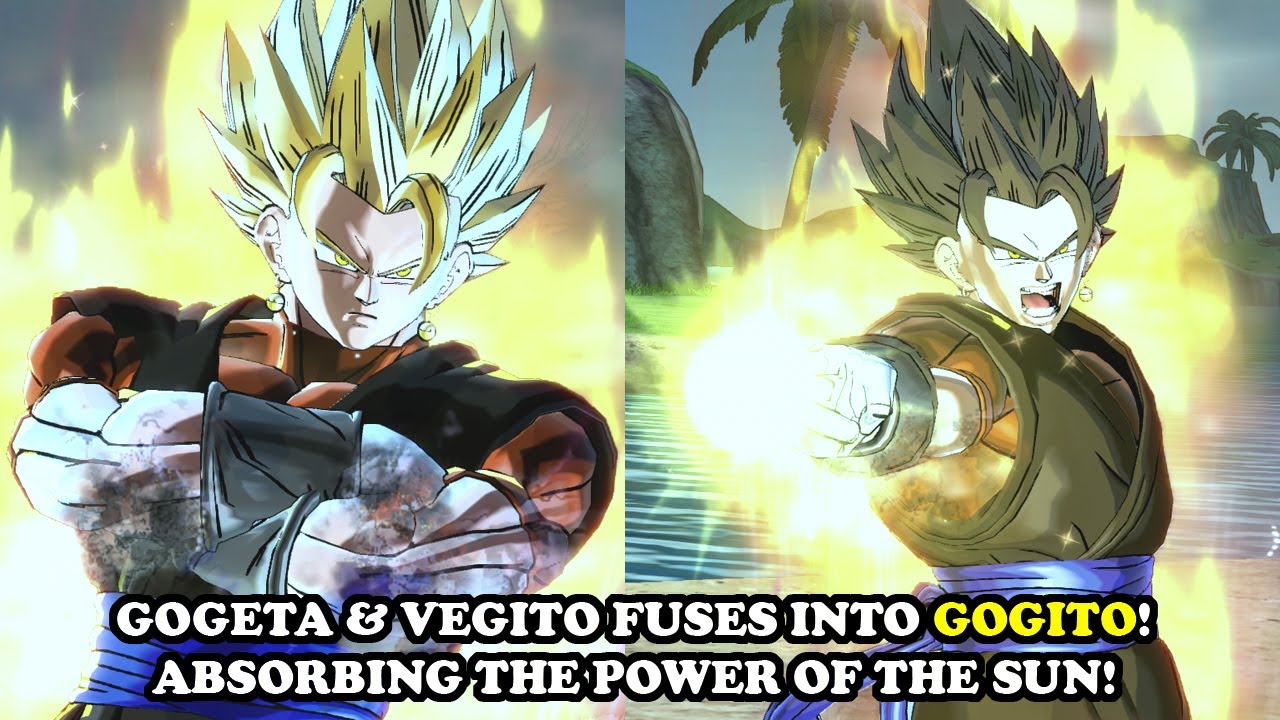 Gogeta & Vegito Fuses Into GOGITO (SUN ABSORBED)! STRONGEST SAIYAN EVER! Dragon Ball Xenoverse 2
