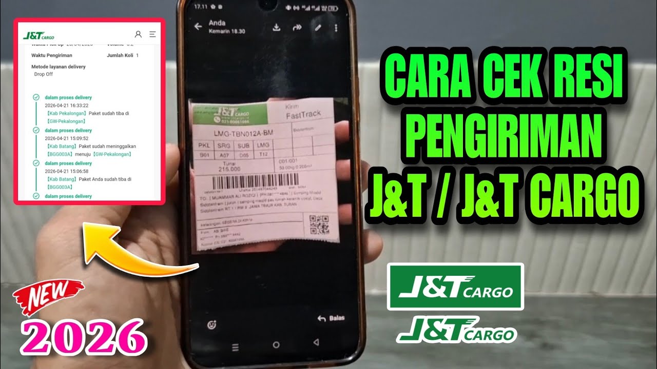 Cara Cek Resi Pengiriman J&T Cargo / Cek Resi Pengiriman J&T