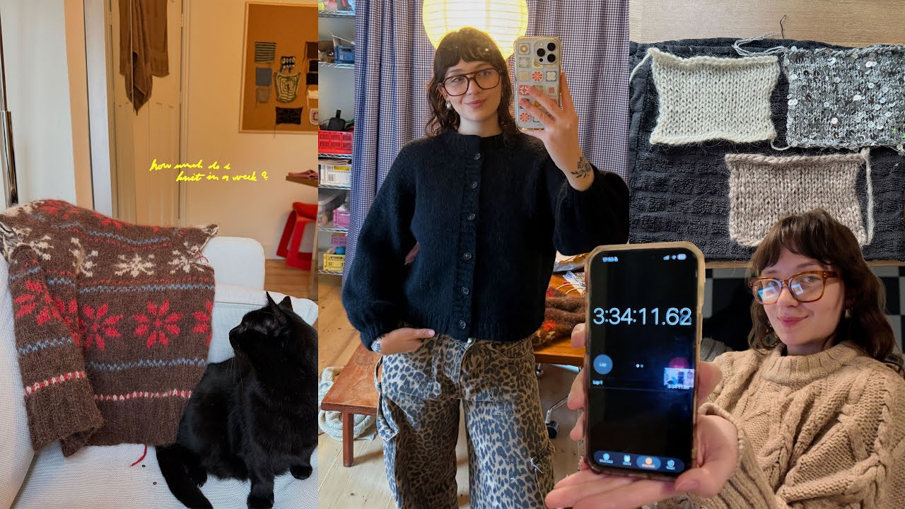 how much i realistically knit in a week (+ yarn haul, books & tattoo updates)