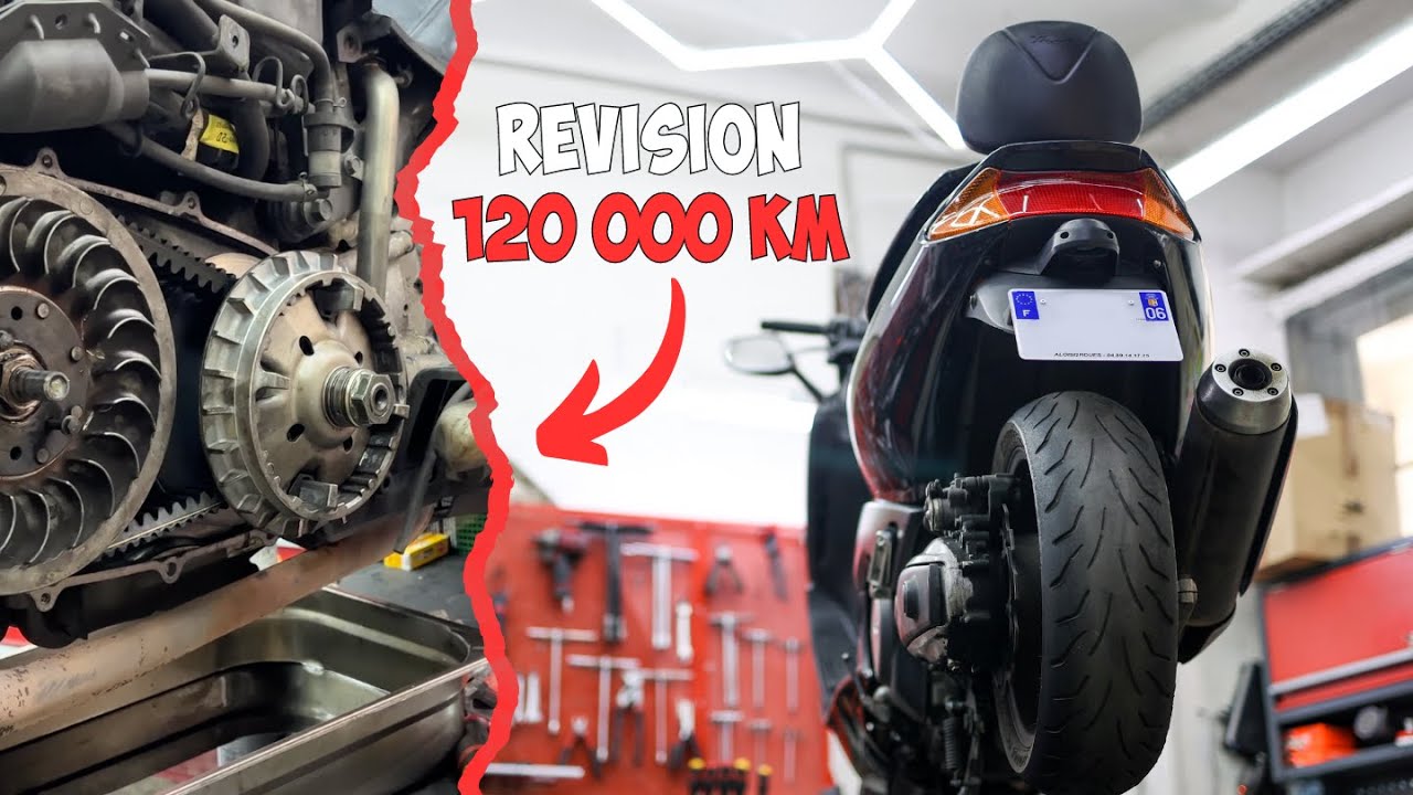 MON TMAX A 120 000 KM ! Révision chez ALOISI