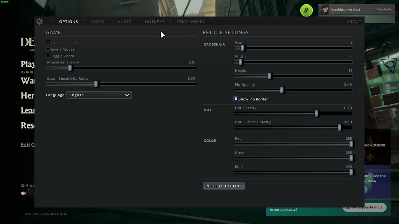 Deadlock: How to Change Self Cast Mode