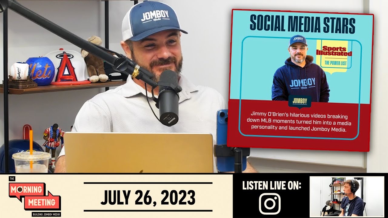 Jomboy roasted by Piers Morgan & awarded by Sports Illustrated!