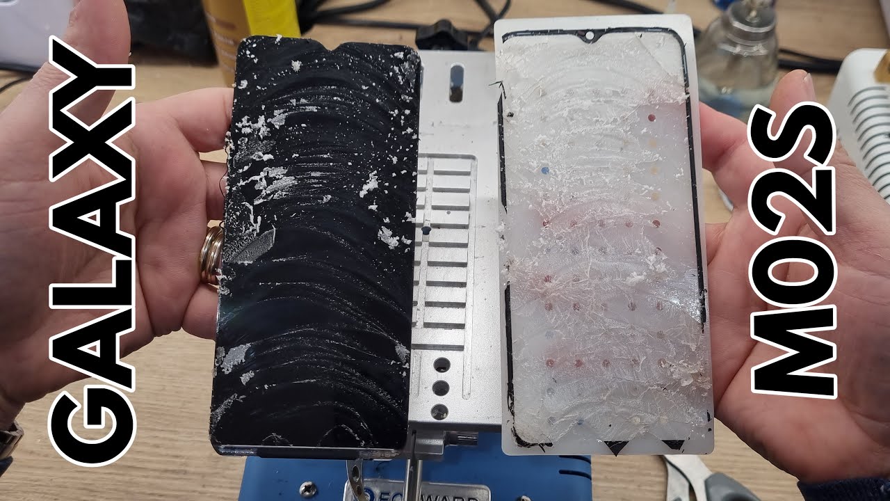 Replacing Samsung Galaxy M02S FRONT GLASS (Big Version)