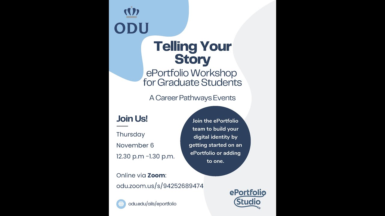 Telling Your Story using an ePortfolio