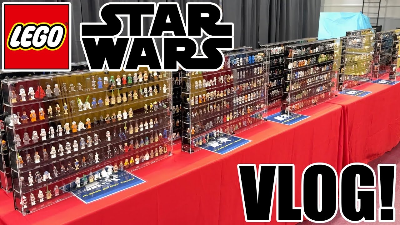 Демонстрация ВСЕХ минифигурок LEGO Star Wars и продажа LEGO на LEGO Convention! (MandR Vlog)