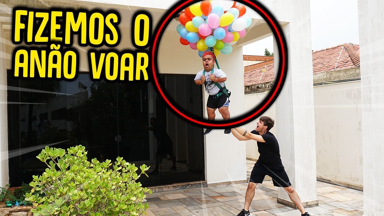 LEVANTAMOS O ANÃO COM BALÃO GÁS HÉLIO!! [ REZENDE EVIL ]