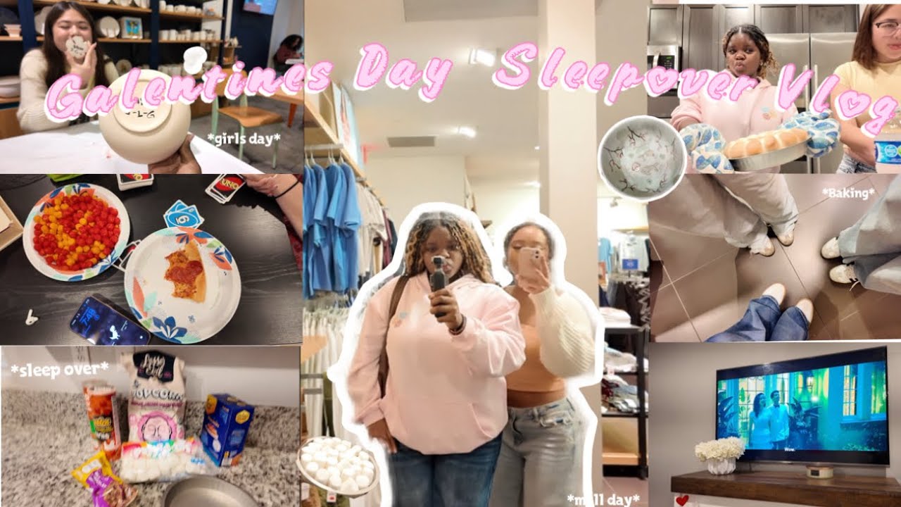 The Ultimate Galentine’s Day 💖 Shopping, Sweet Treats & Cozy Sleepover!