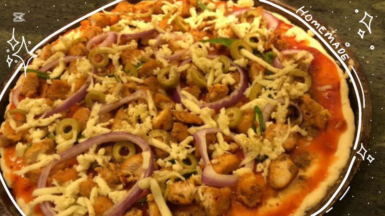 EASY HOMEMADE FAJITA PIZZA RECIPE || Step by step