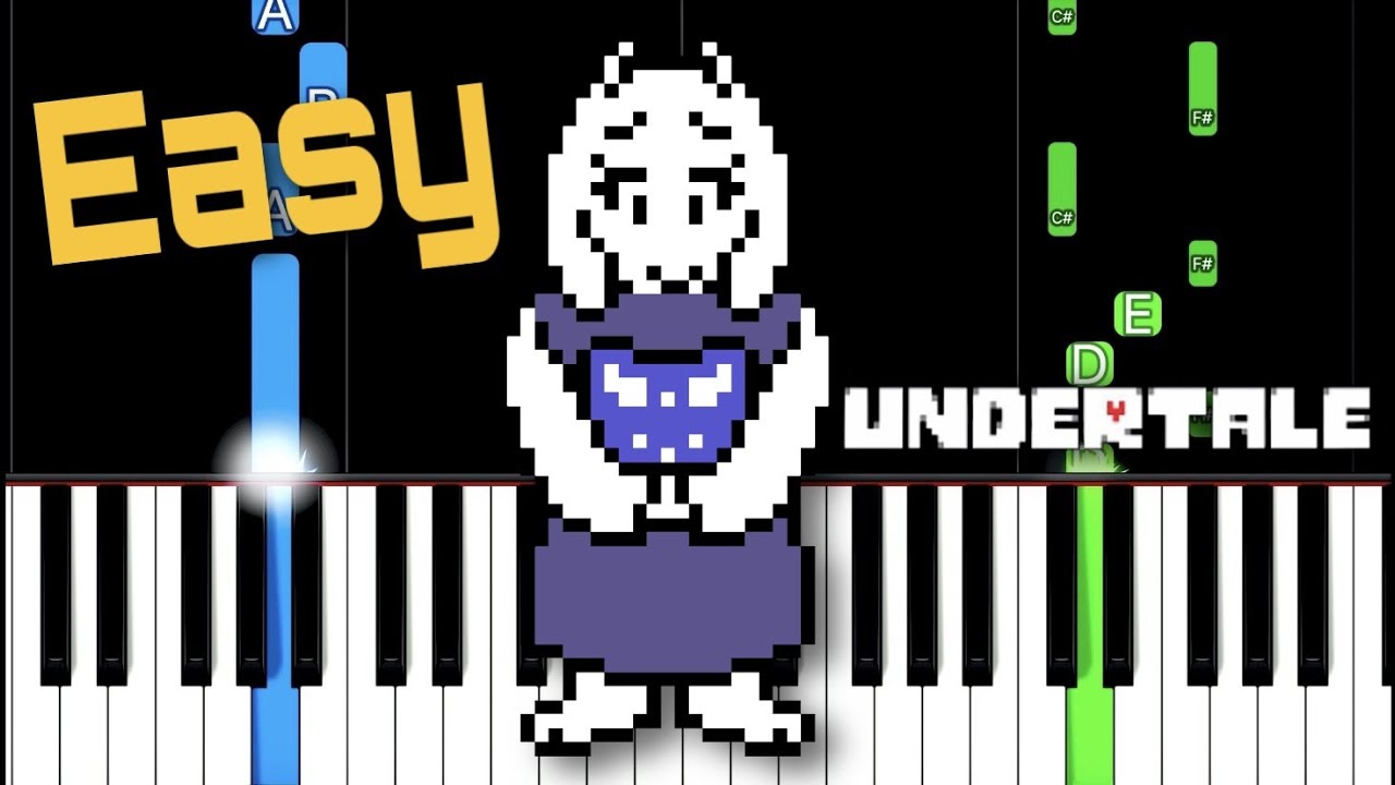 Undertale OST: Home | EASY Piano Tutorial