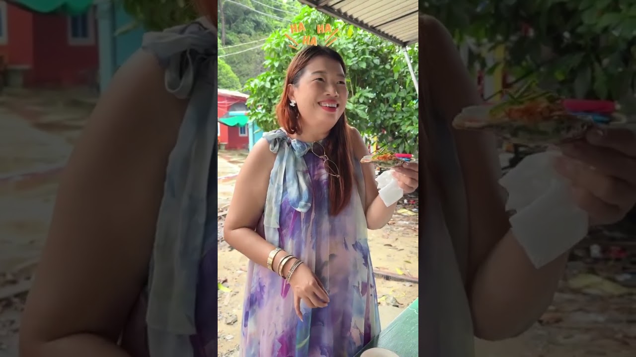 ជាតិណាស់! សុខ រស្មី មកញ៉ាំ អយស្ទ័រ កាំប្រម៉ា ហឹរៗនៅកោះស្ដេច😋 🦐 Sok Reaksmey