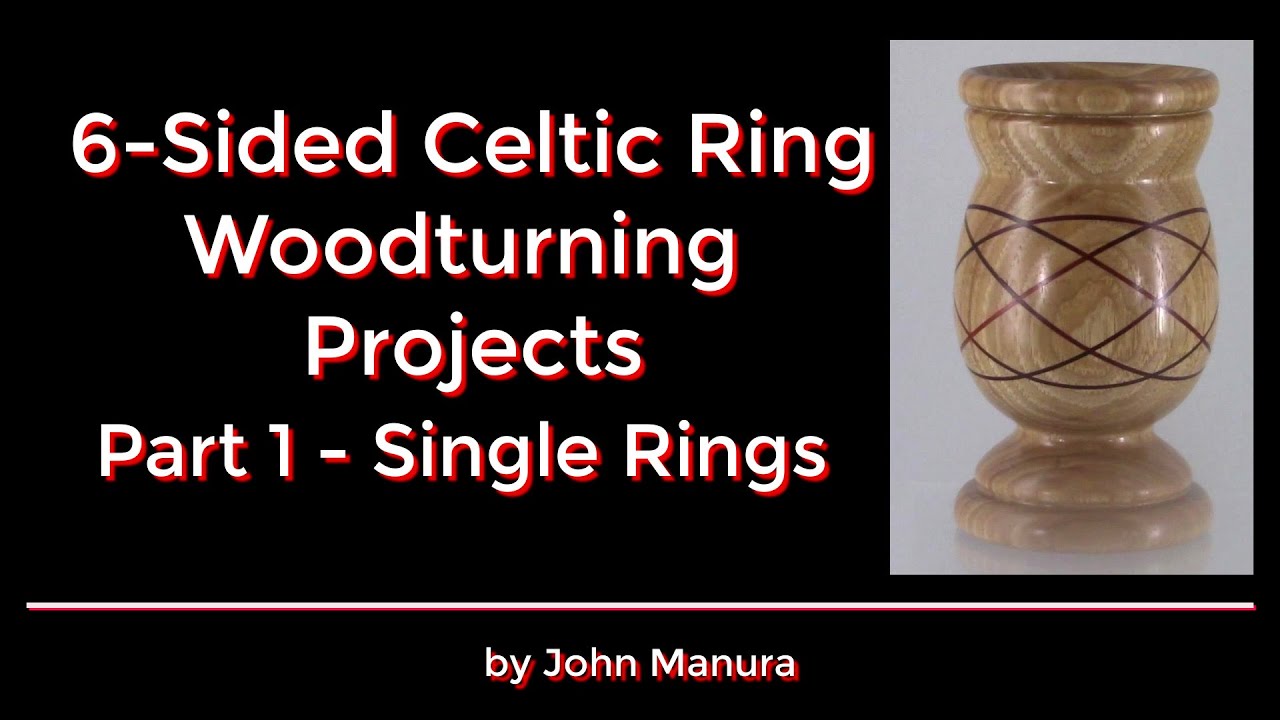 Six Sided Celtic Ring Woodturning Projects - Part 1 - Single Rings (104)