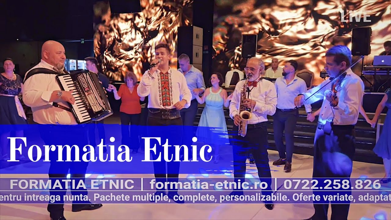 Formatie Nunta - Formatia Etnic - Colaj HORE DE NUNTA cu Andrei 2022 LIVE