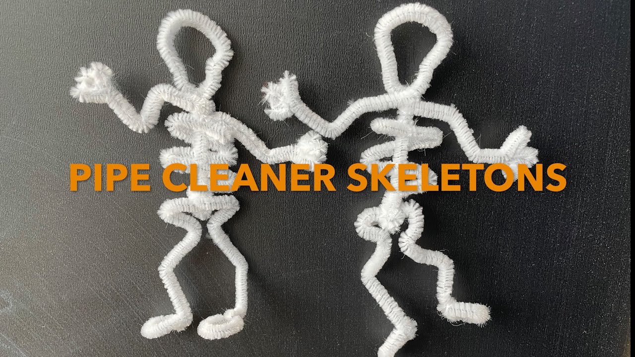 Pipe Cleaner Skeletons