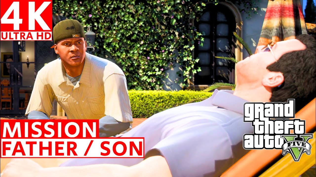 GTA V Mission Faather/Son (Father Son) Gameplay Walkthough No Commentary 4K Ultra HD
