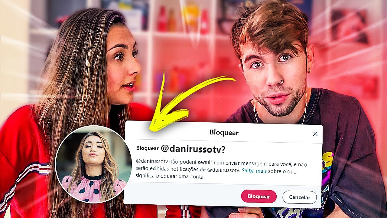 O CARLOS BLOQUEOU A DANI RUSSO!