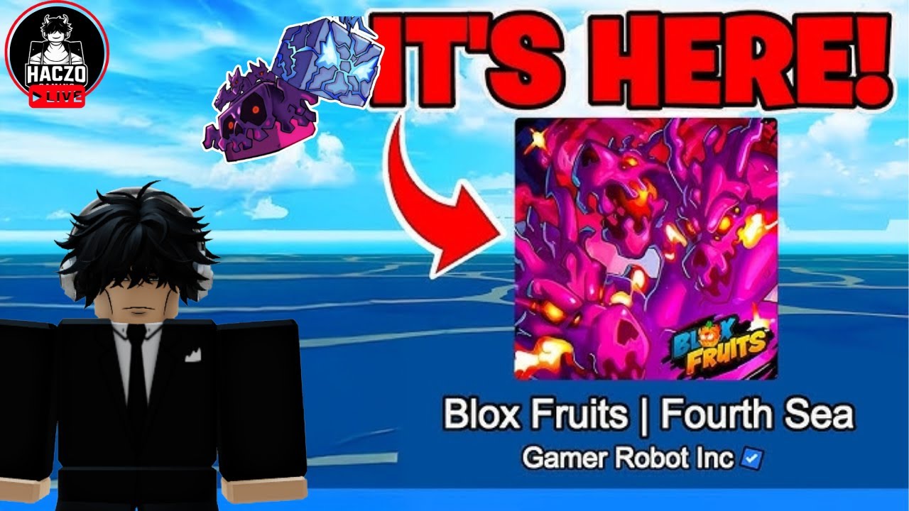 BLOX FRUIT FOURTH SEA IS HERE ?🔥 [ DARK REWORK 🎁 ] 