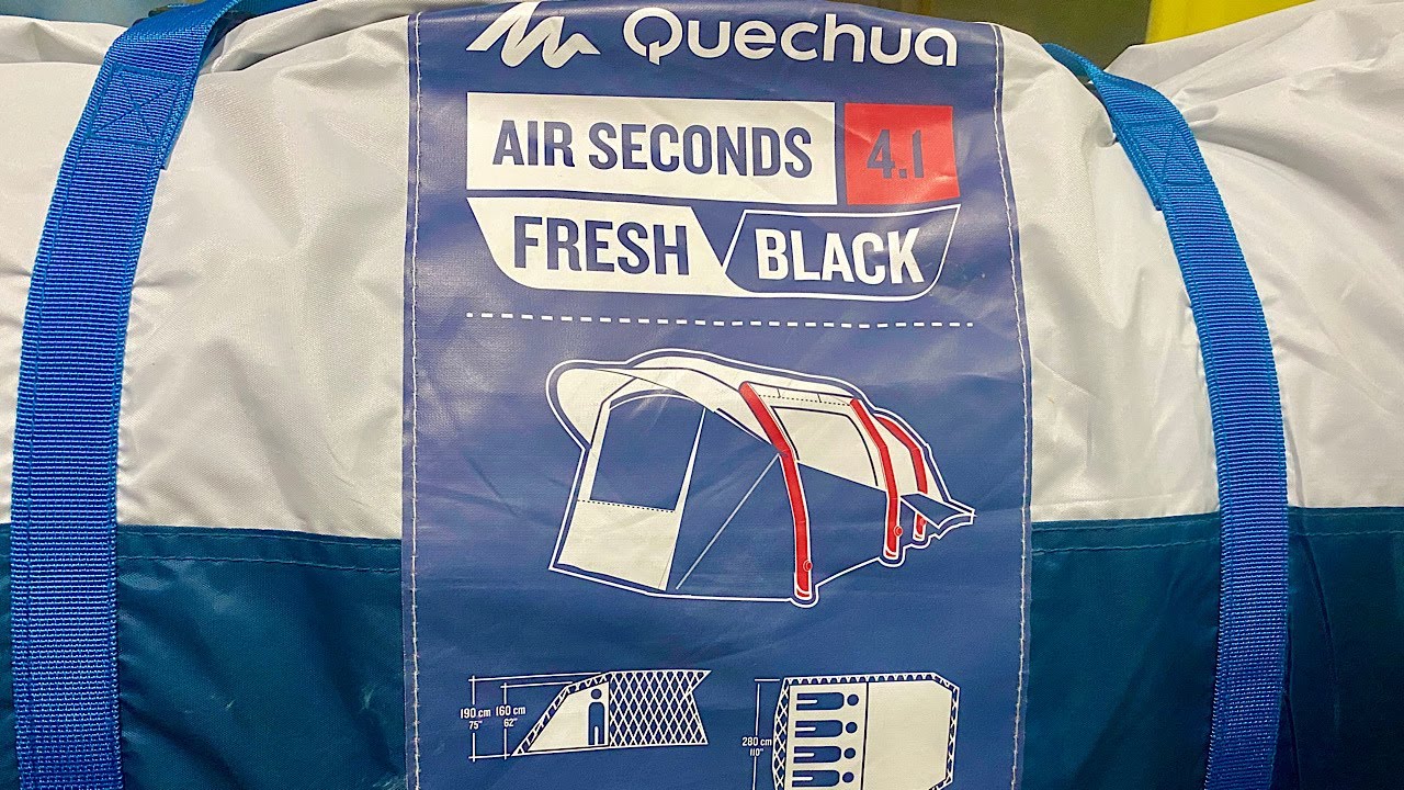 Quechua Air Seconds 4 1 Fresh & Black