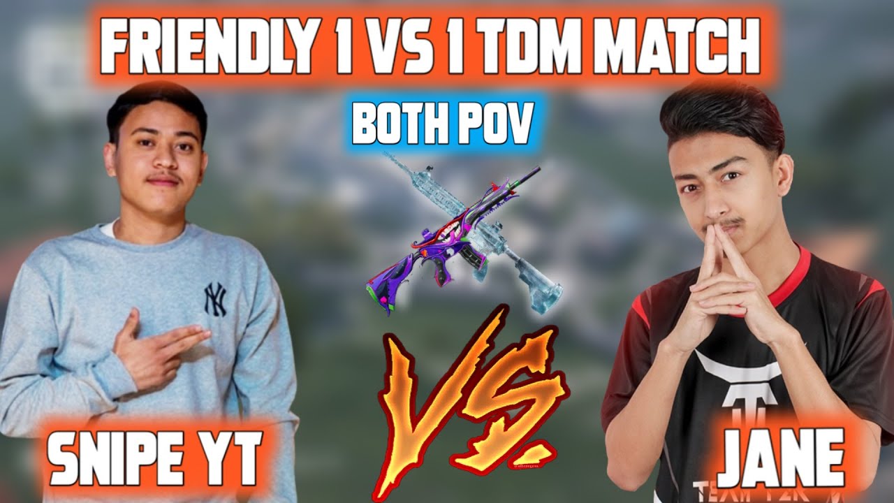 TOP FRAGGER VS TOP FRAGGER 🔥 SNIPE YT VS T2K Jane 1 VS 1 FRIENDLY TDM 🤩 - AneelYT