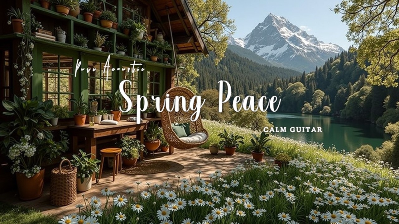 Нежная гитарная музыка фингерстайл - Весенняя атмосфера | Снятие стресса