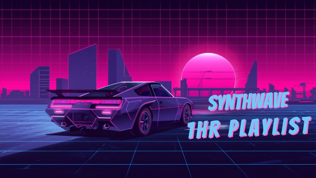 Relax With Synthwave And Chillsynth. Background Beats To Study/Work/Game To. Ambient Retro Beats.