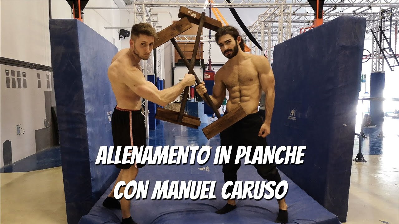 ALLENAMENTO IN PLANCHE CON MANUEL CARUSO