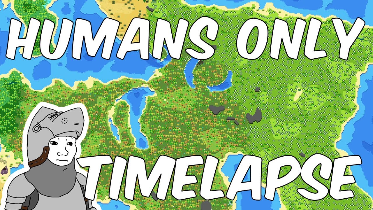 WorldBox Timelapse | Humans Only!