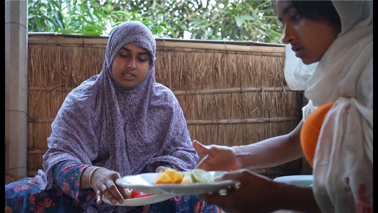 ঘরে পাতা মিষ্টি দই দিয়ে ইফতার | Village life with Shampa