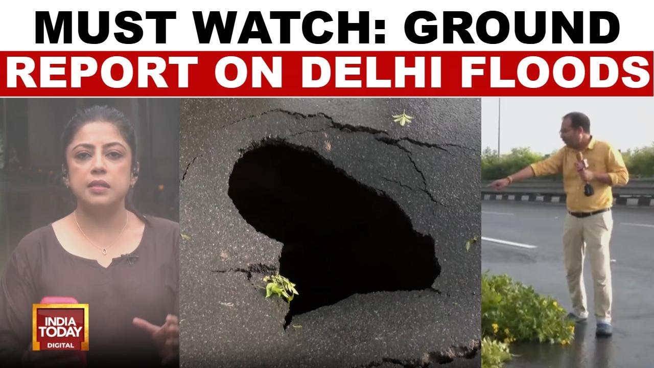 Delhi Battles Flood Fury As Yamuna Swells: National Highway 44 Collapse | India Today News