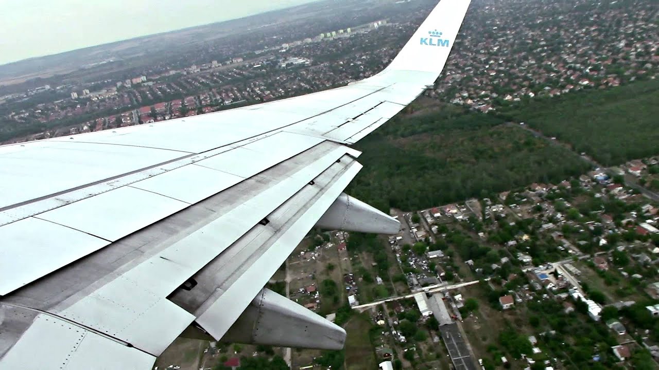 [1080/50p FullHD] KLM 737-8K2 startup & takeoff at Budapest Intl. airport !