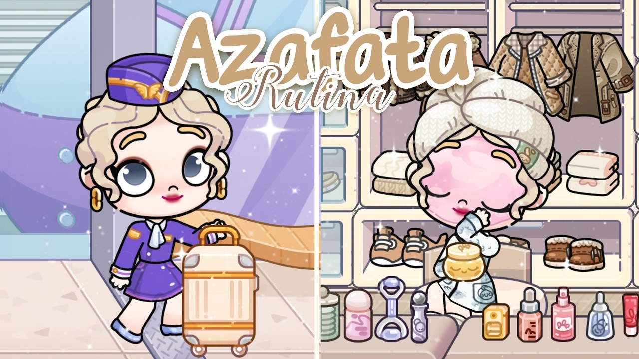 Un Día en la Vida de una Azafata ✈️🧳 Rutina de Mañana a Noche | Avatar World