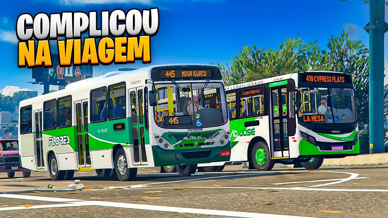 QUANDO PARECIA ESTÁ TUDO BEM ALGO DEU ERRADO! GTA 5 - BusVlog 