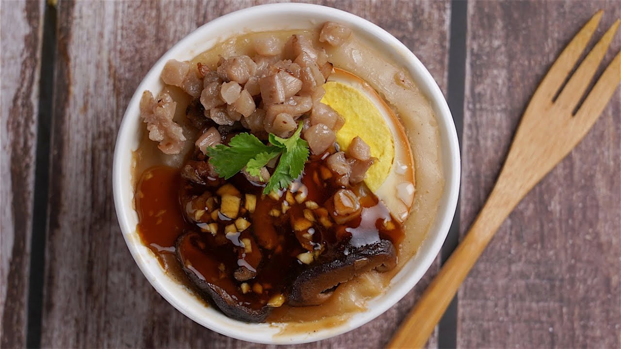 【1mintips】從米開始打，才是古早味！古早味碗粿，真材實料就好吃～用新科技，做古早味，從選米到醬料，每一步都講究！