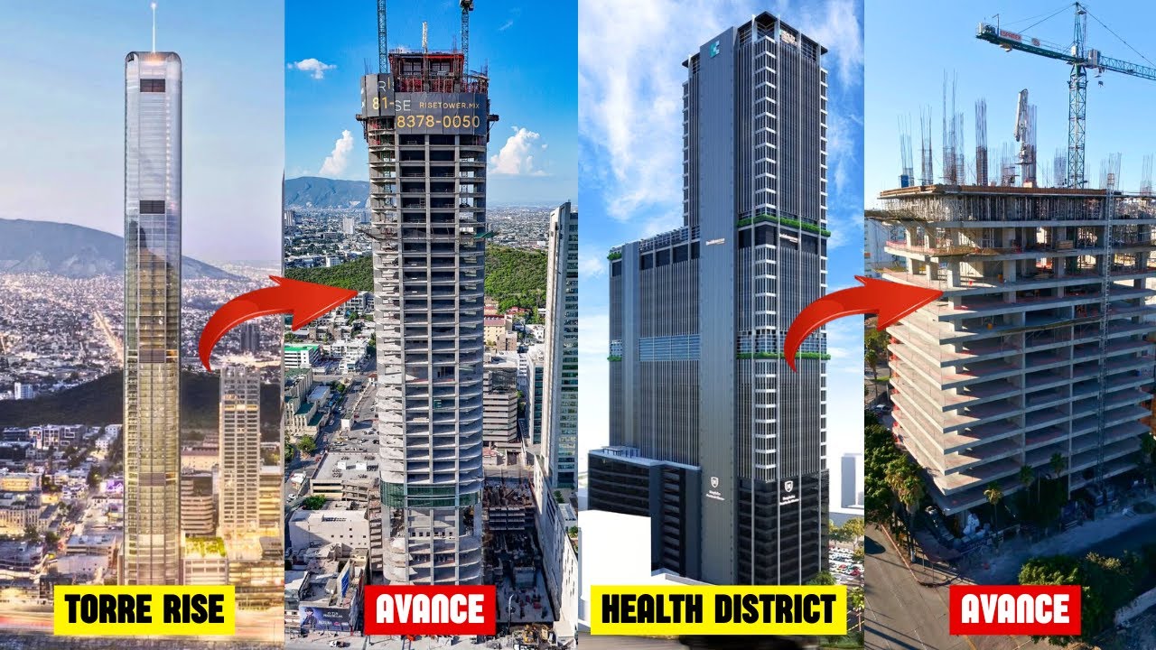 AVANCES DE OBRAS EN M&Eacute;XICO | Rise, Andeza, Qu&oacute;rum, Mazaryk, The District, V&iacute;a z&oacute;calo etc