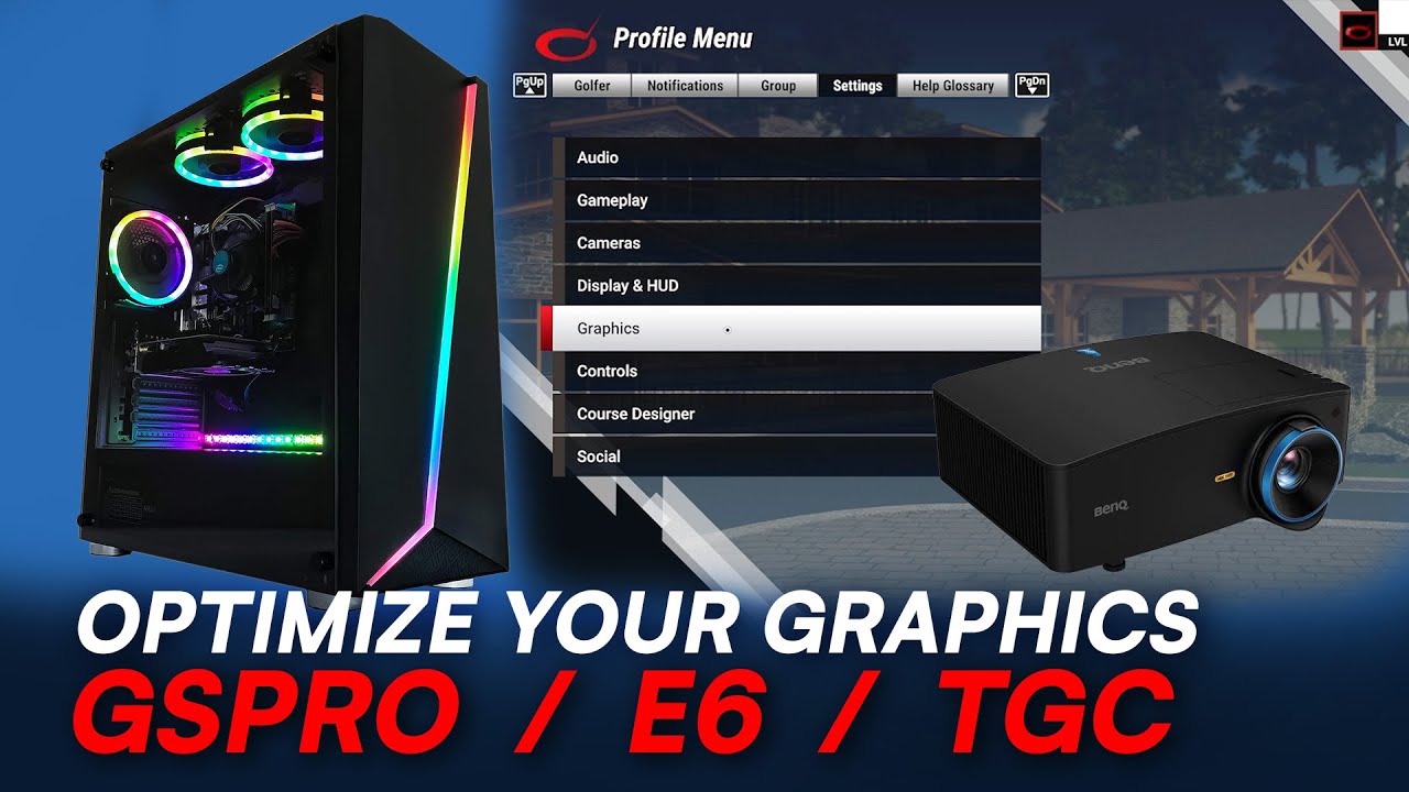 Оптимизация графики для использования в симуляторе // GSPro - E6 - TGC
