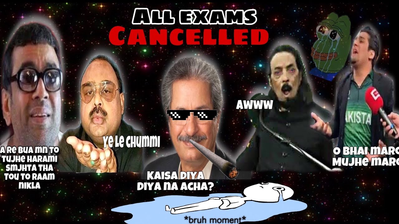 All boards exams were cancelled(meme) in 2020 || shafqat mehmood memes || 2020